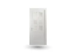 Wooden door with Glass White