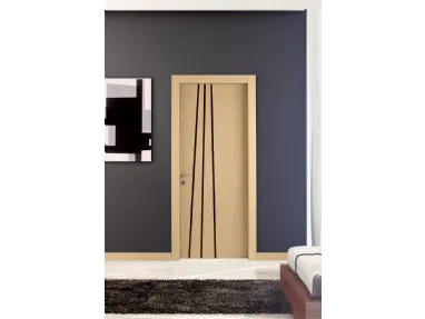 Wooden doors with inserts