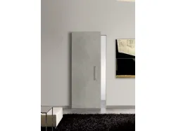 Sliding doors flush with the wall