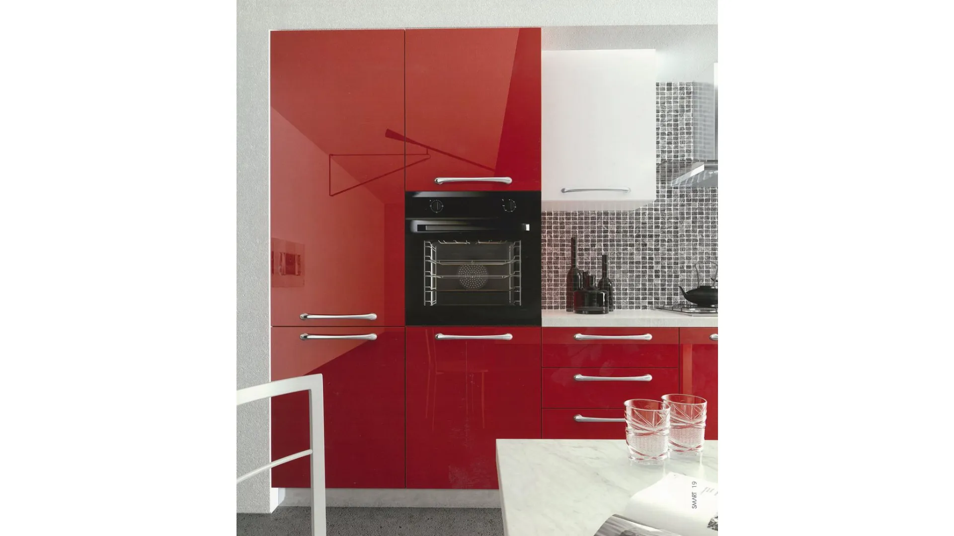 Modern kitchen of the Mottes Mobili Vicenza collection.
