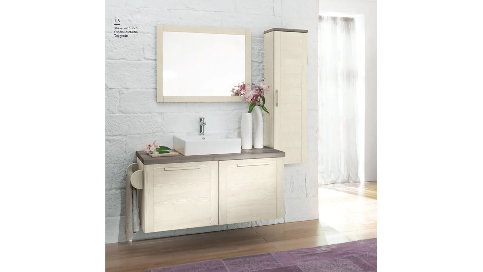 Bathroom composition F1