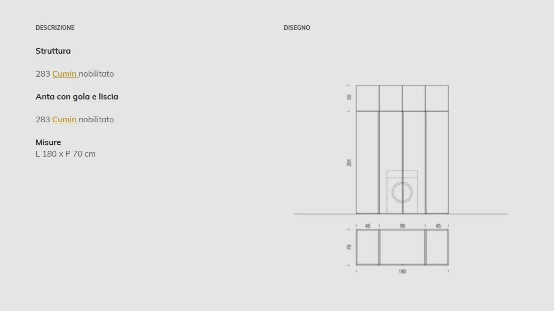 LG010 Laundry Cabinet