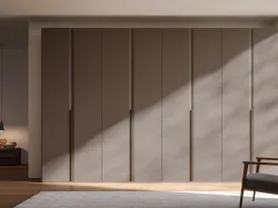 Swing wardrobe with Soap bar door and dedicated handle 400x260cm.