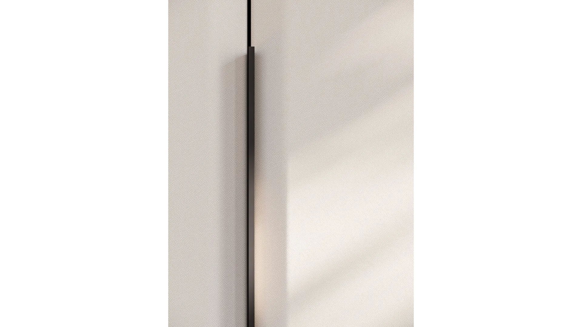 Hinged wardrobe with Soap-bar door and dedicated handle composition Night 02 300x260