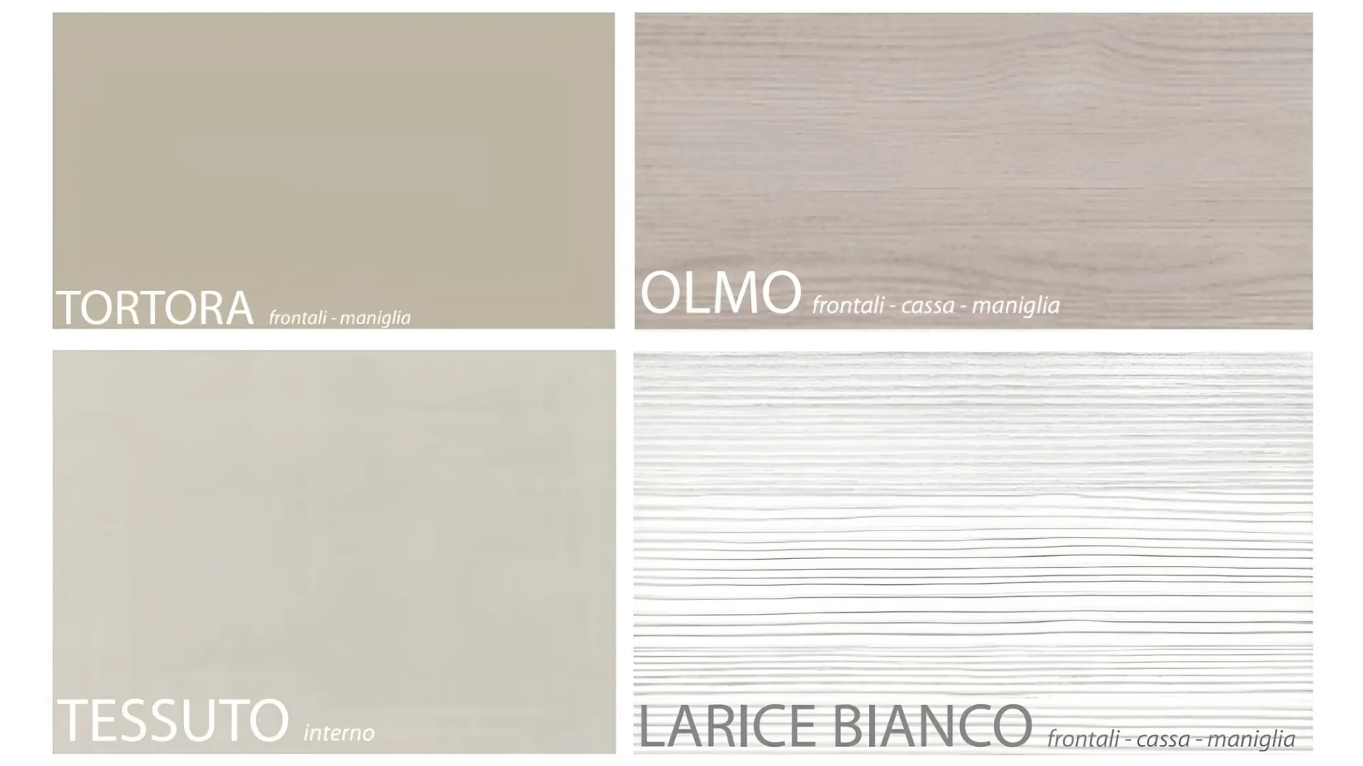 Elegant wardrobe with three sliding doors with mirrors, central module in Olmo/Tortora finish.