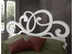 Complete classic style double bedroom with storage bed and mirror.