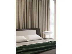 Double bedroom complete with Aura bed with upholstered panel 160x200 quality materials
