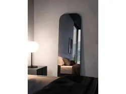 Modern double room with designer bed and customizable night group in finishes.
