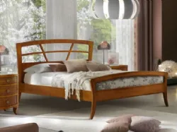 Complete classic style wood double room of excellent craftsmanship.
