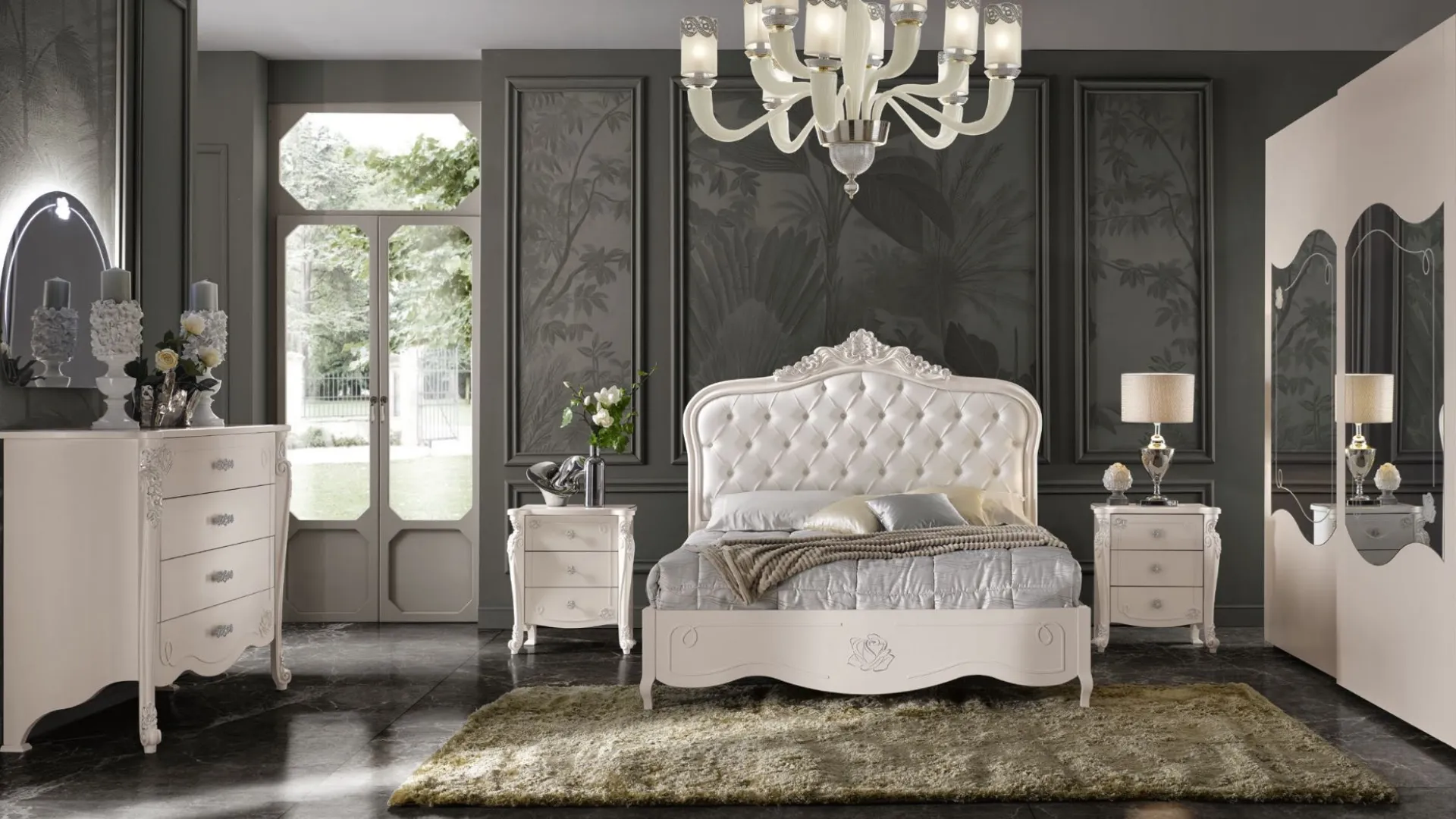 Wooden classic-style Stella night model group.