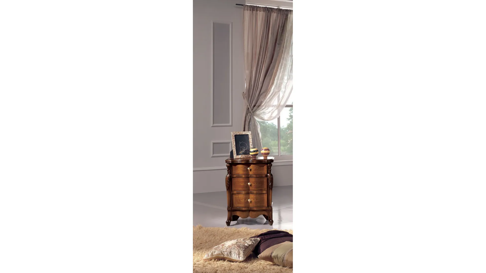 Night group model Amalfi complete with dresser and nightstand