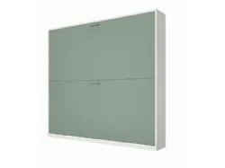 Double foldaway bed, ladder and safety rail included, customizable finishes.