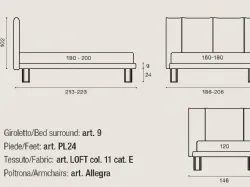 COSMO double bed