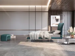 DANY double bed with frame structure
