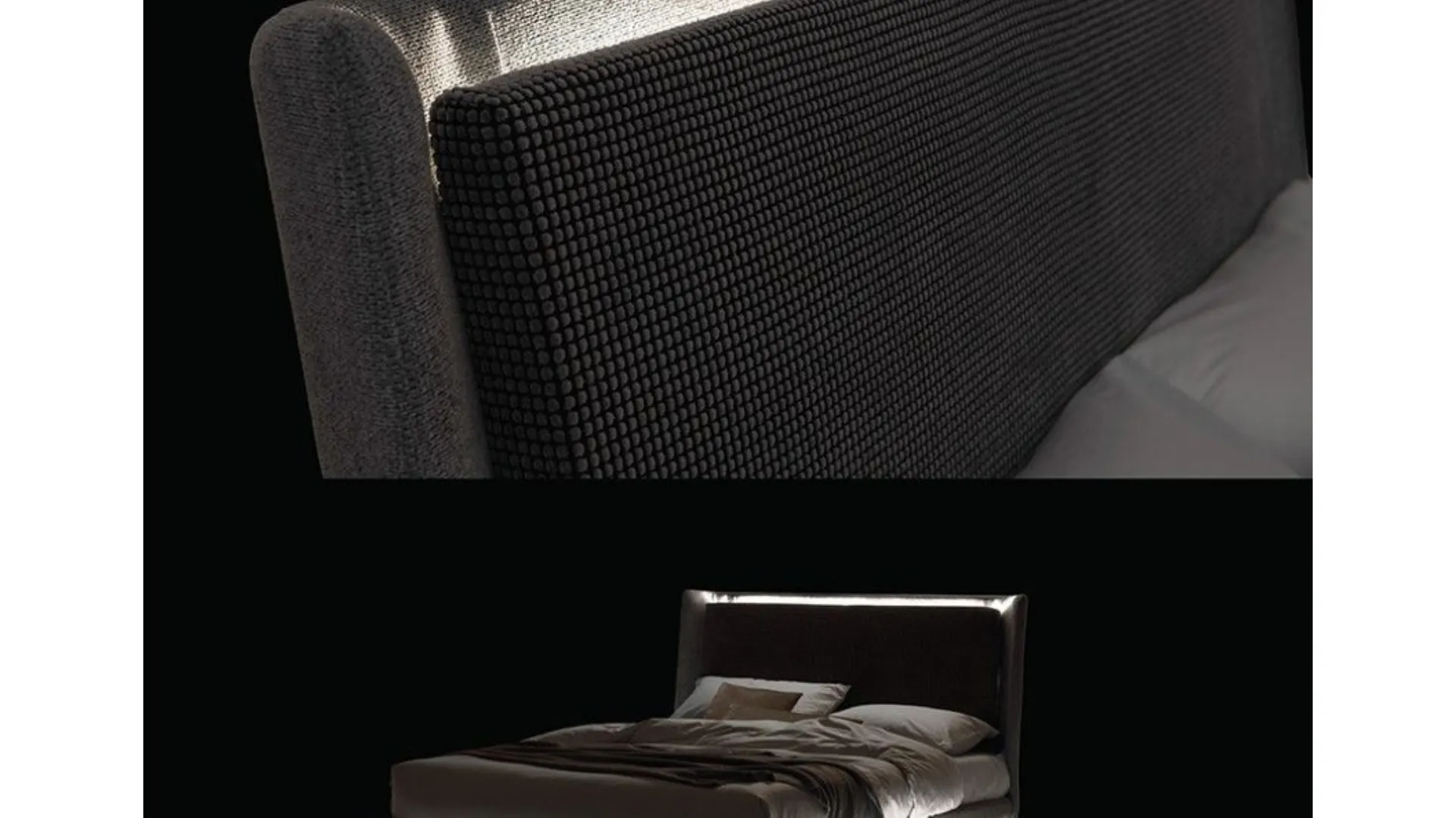 ILLUMIA double bed with frame base