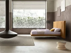 Double bed MATRIX XL with frame structure