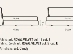 Double bed RONDO 24