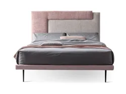 Double bed SPAZIO DINAMIC with frame base.
