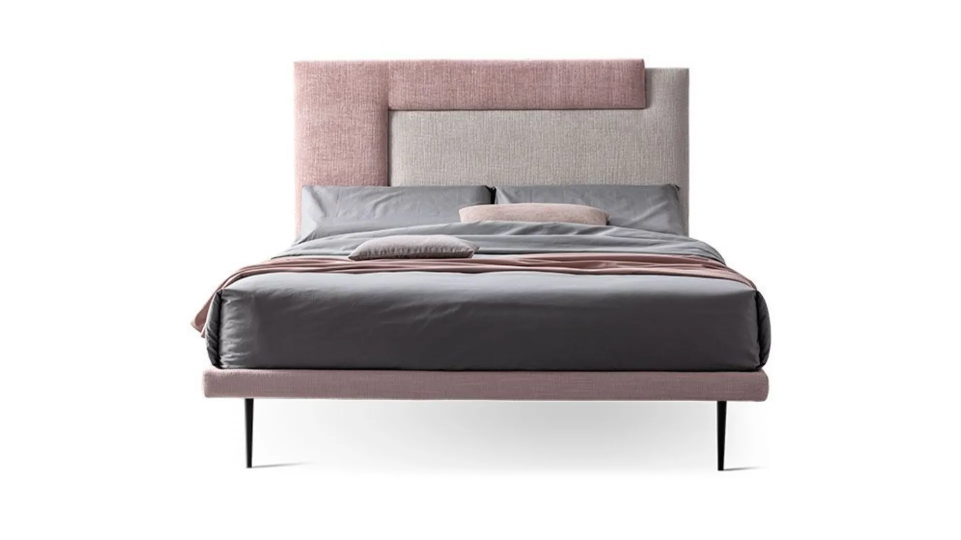 Double bed SPAZIO DINAMIC with frame base.
