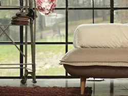 Double storage bed Noctis Davis available in different materials and finishes.