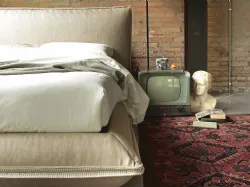 Matrimonial container bed Davis Noctis available in various materials and finishes.