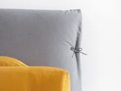 Bed Noctis Eden Advance with soft headboard in Fiocchi or Alamari version