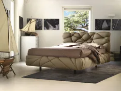 Marvin soft double bed with innovative design 160x190/200.