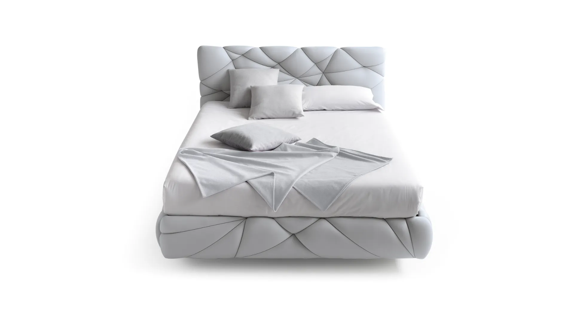 Marvin double bed with soft and innovative design 160x190/200