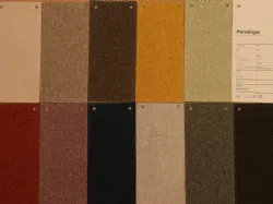 King-size marital bed featuring double-sided upholstery.