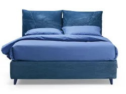 Bed Noctis So Casual double bed with stonewash processing gives the effect
