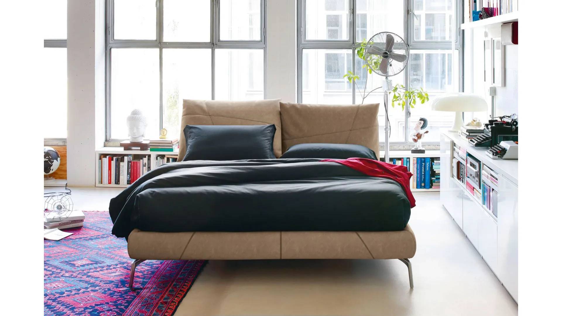 Night bed So Casual double bed with stonewash processing gives the effect