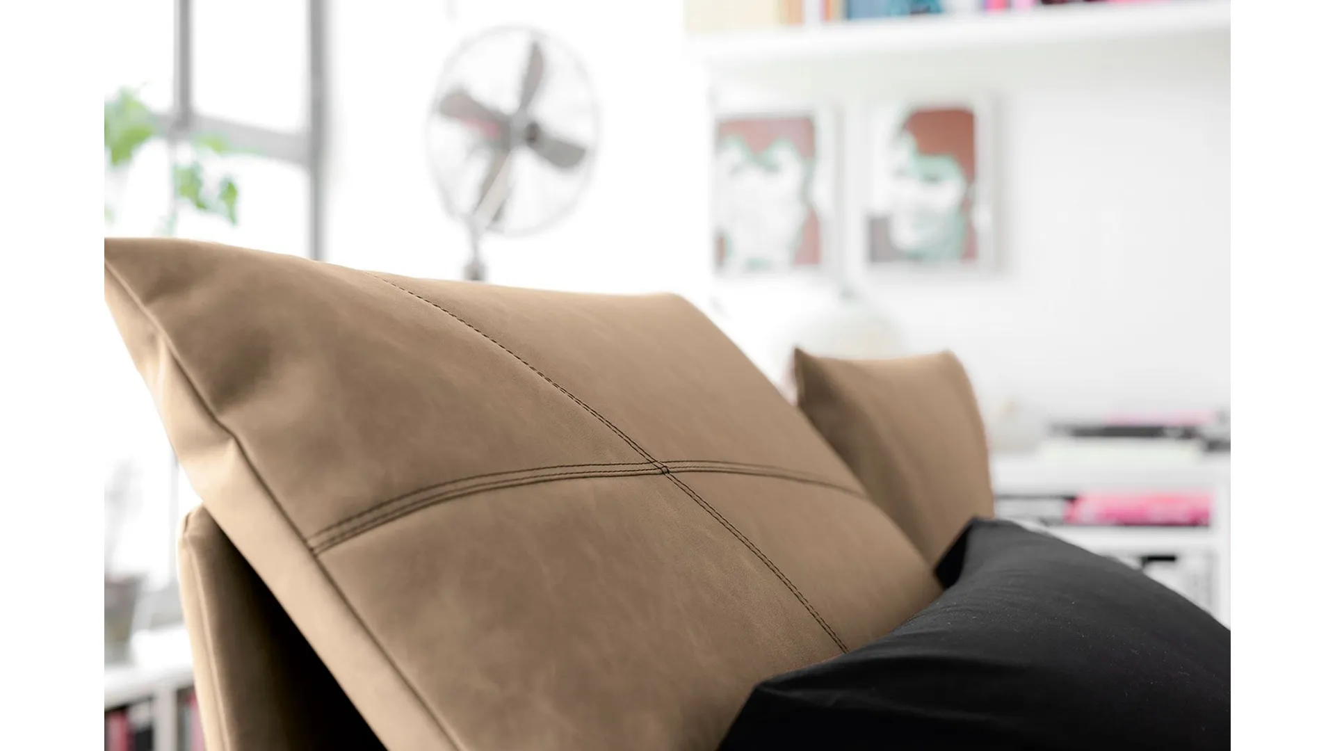 matrimonial double bed Noctis So Casual with stonewash processing gives the effect