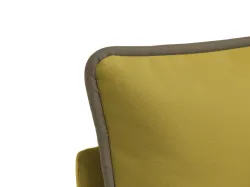 Nightbed so lively, with modern design, characterized by a central button.