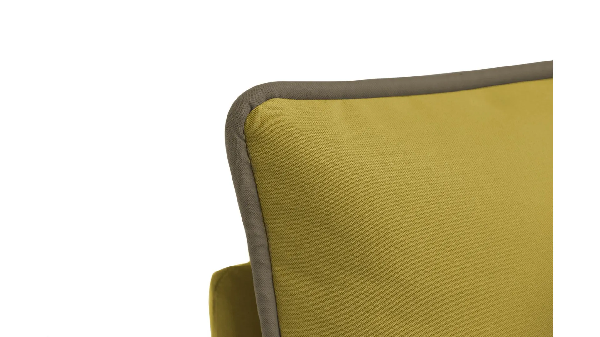 Nightbed so lively, with modern design, characterized by a central button.