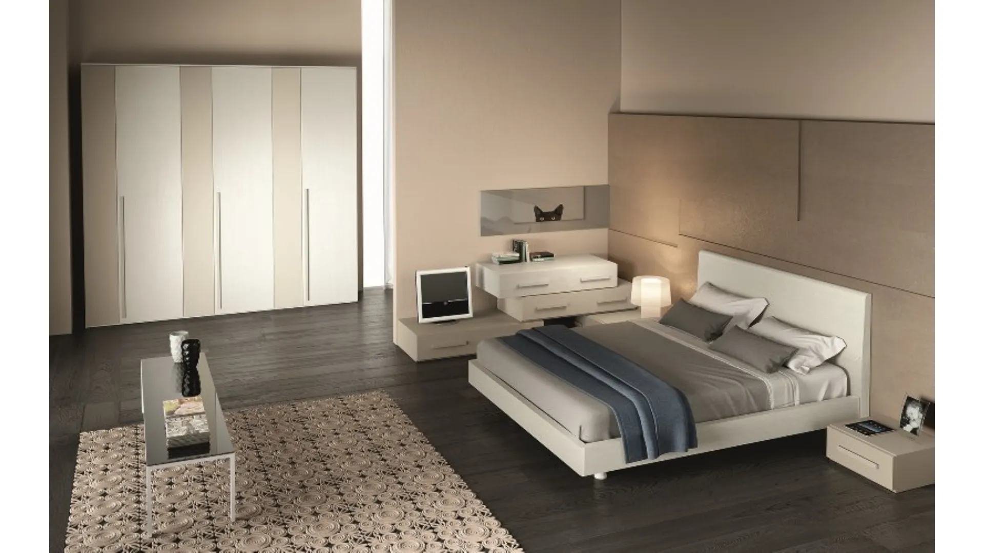 Modern bedroom by Mottes Mobili