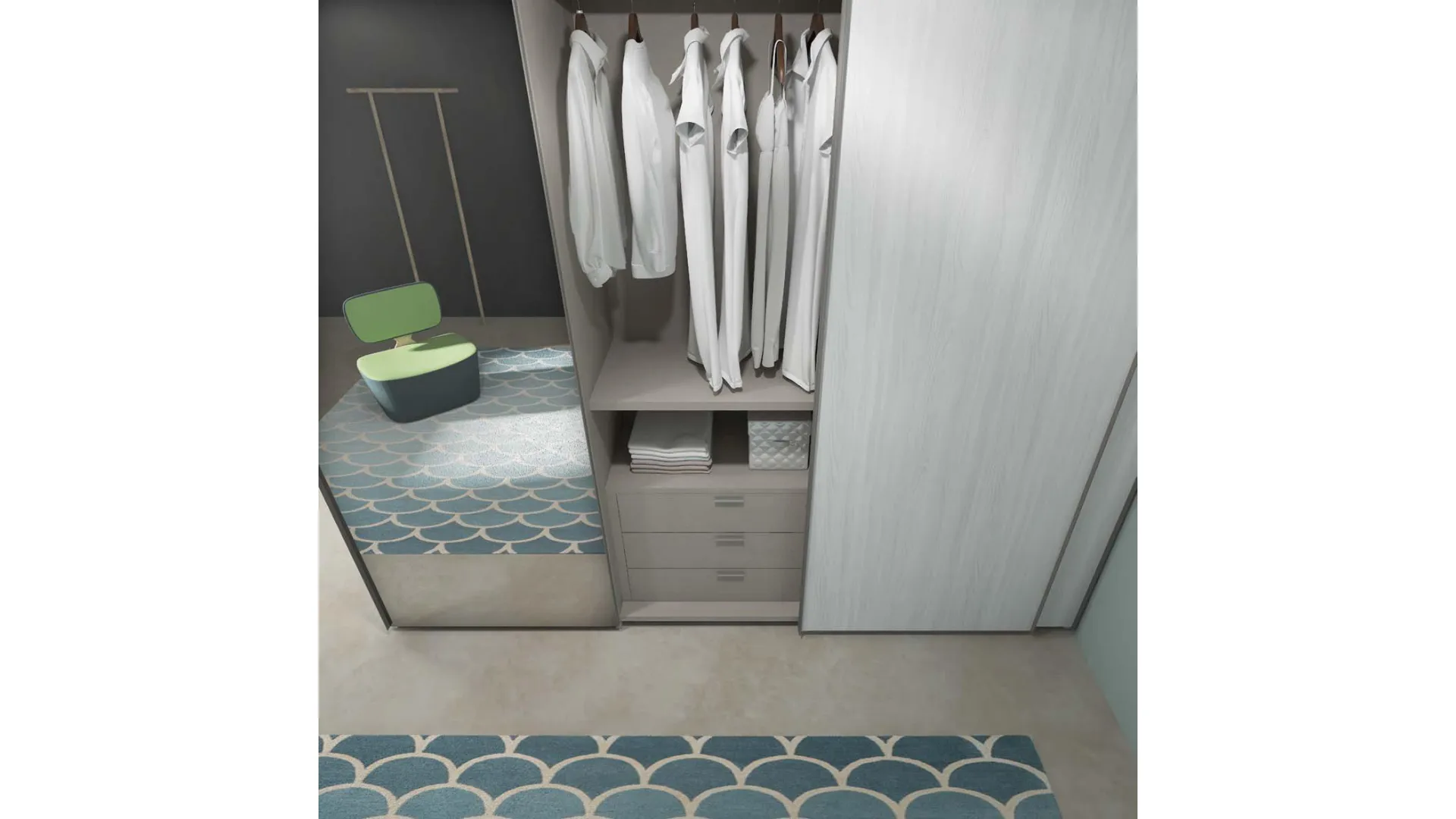 Modern laminate wardrobe