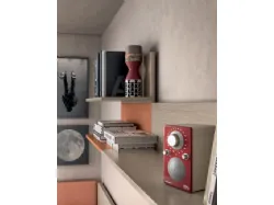 Modern room for teenagers with padded panels, softness, and functionality.