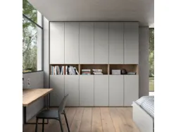 Modern bedroom rich in unique accessories, for a unique shared room.