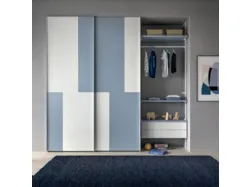 Modern, functional, and stylish children's bedroom, with a study corner.