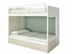 Single and a half bunk bed practical and comfortable customizable in finishes.