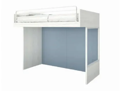 Bunk bed 1 and half square practical and comfortable customizable in finishes.