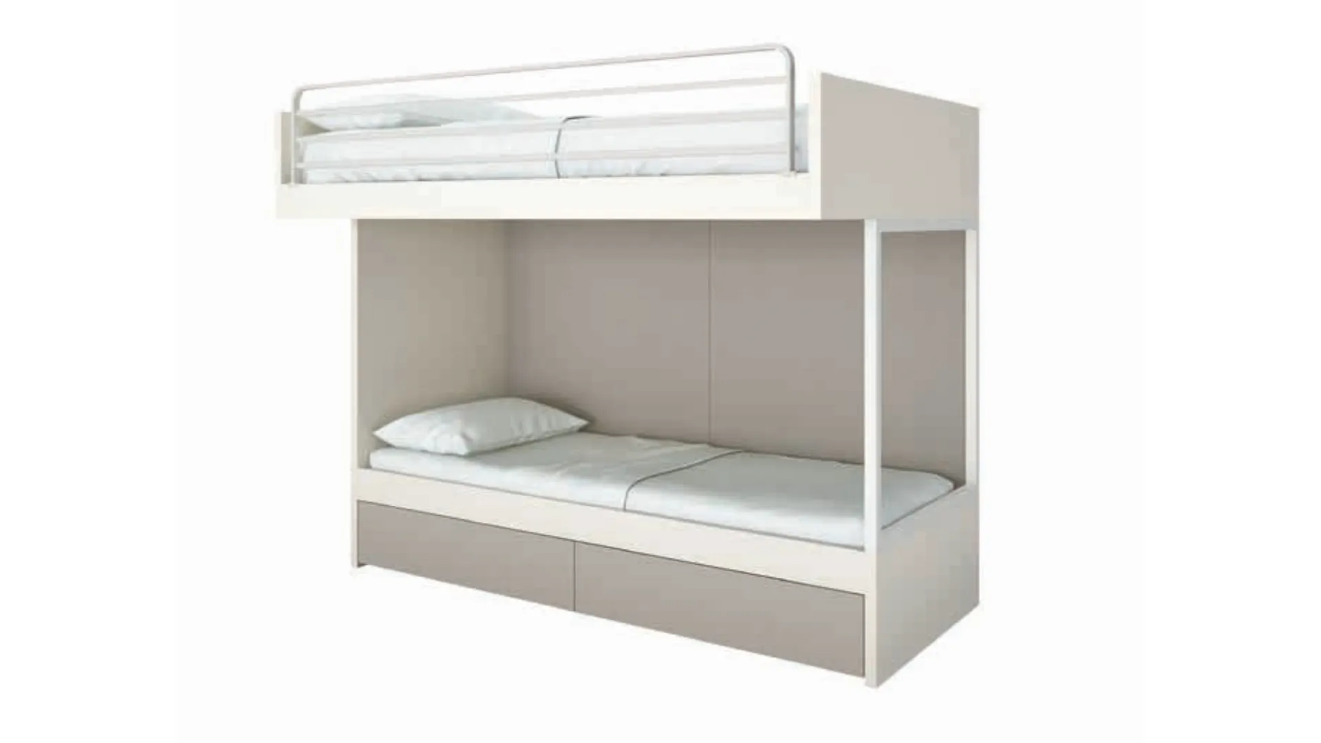 Bunk bed one and a half square practical and comfortable customizable in finishes.