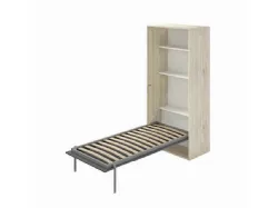 Single and double folding bed, space-saving and made with quality materials.