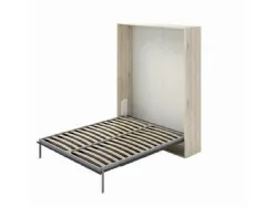 Folding single and double bed, space-saving and made with quality materials.