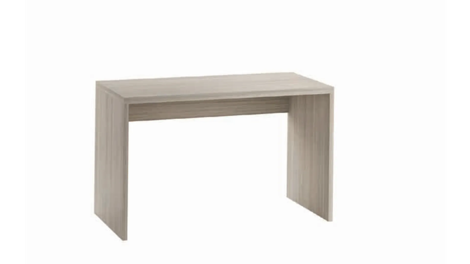 Desk with soft-closing drawers available in various colors.