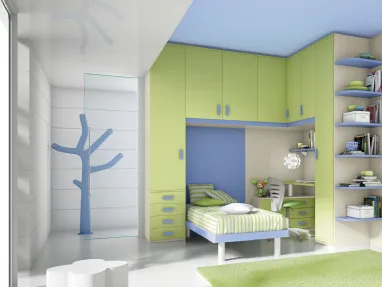 Colorful bedroom for children