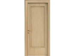 Door in textured laminate with frame