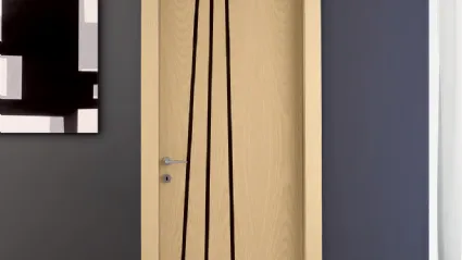 Wooden doors with inserts