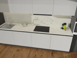 Laminate bridge kitchen