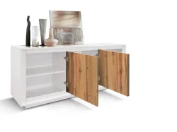 3-door sideboard with cushioned doors 180x80 with internal shelf and spacious surface